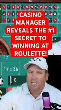 #1 SECRET TO WINNING AT THE ROULETTE TABLE REVEALED BY A CASINO MGR! #short