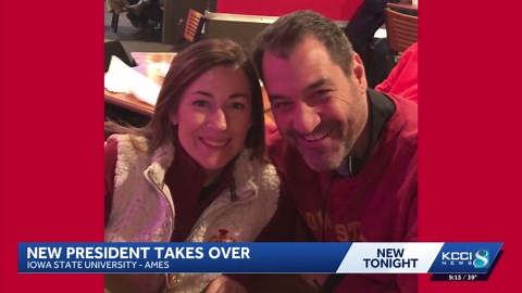 Iowa State University welcomes new president David Cook