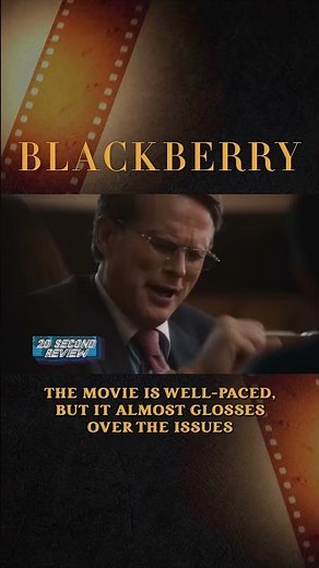 20 Second Review: BlackBerry (2023) #review #moviereview