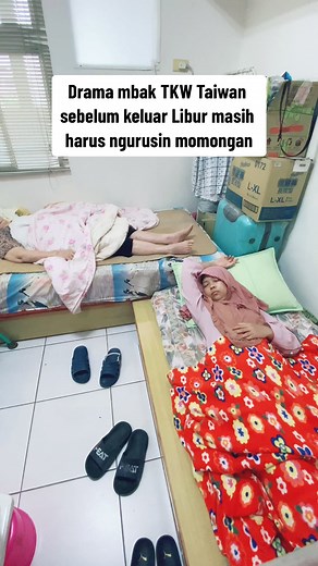 5.4M views · 10K reactions | Begini nih Drama TKW Taiwan kalo mau keluar libur pasti harus ngurusin momongan dulu | Fitri Naia | Facebook