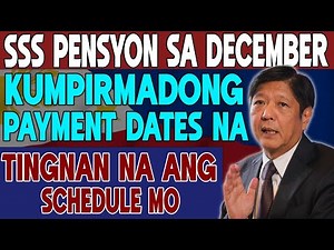 SSS Pensioners December 2025: Pension Release Schedule + BIG NEWS Update