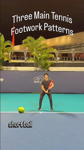 Three Main Tennis Footwork Patterns