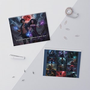 2026 Modern Greek Gods Wall Calendar: Fantasy Art - Etsy