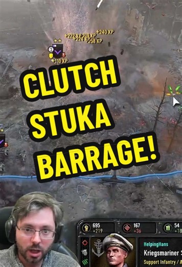 Stuka Barrage Wipes Out Multiple Squads in COH3