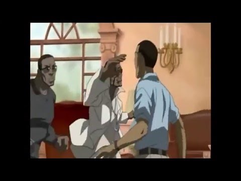 The Boondocks - Tom slaps Usher