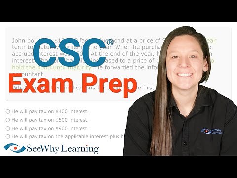 CSC® Exam Practice Question | Accrued Interest on a Bond