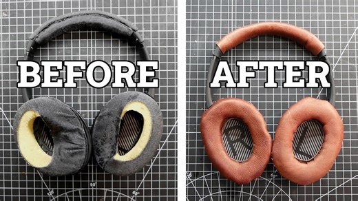 How I transformed old headphones with leather
