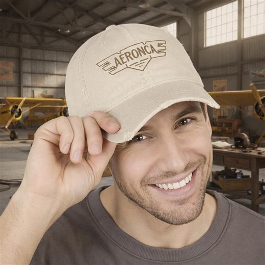 Embroidered Aeronca Champion Hat – Vintage Pilot Dad Cap - Etsy