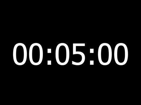 Countdown 5 Minute Timer ⏱️