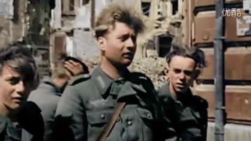 高清彩色纪录片1945年保卫德国本土的士兵