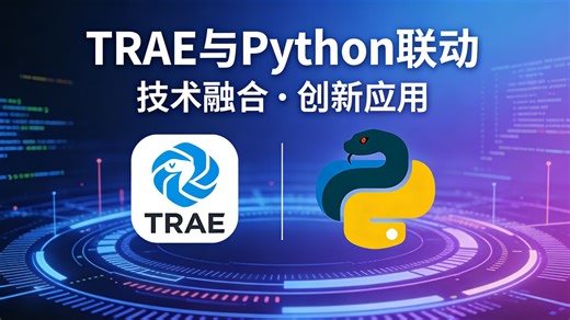 TRAE和python联动，利用TRAE自动生成第一个最简单的python脚本