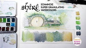 Schmincke Super Granulating Watercolours: SHIRE set - The Fearless Brush