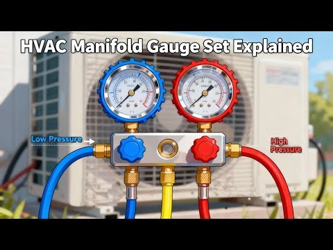 How a Manifold Gauge Works | Complete Guide for AC Technicians | With Animation & Full Explanation