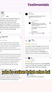 4.7 ⭐ rating from 9751 students across India There is a reason why python is called the swiss army knife of coding! Python can present significant advances to your ability to crack job interviews, as it is widely used by top companies worldwide in a variety of fields ranging from websites to software. Python is not only used to develop software, but also for machine learning, artificial intelligence, data analysis, and data visualization. What are you waiting for? Grab this opportunity to invest