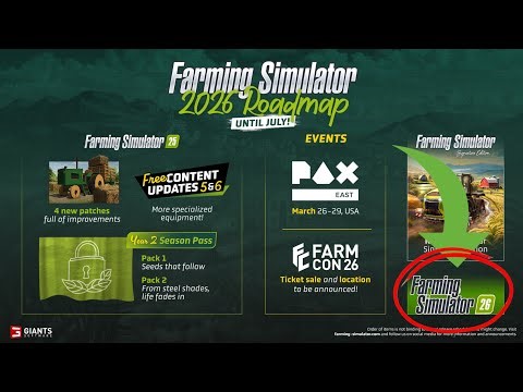 Farming Simulator 25 in 2026 – New Updates & FS26 Reveal Coming Soon!