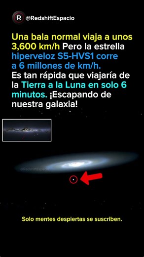 La bala cósmica que viaja a 6 millones de km/h... ☄️