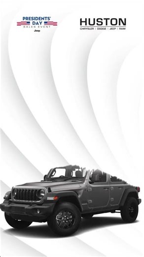 🛻 Up to $12,140 OFF MSRP on New Jeep Wranglers at Huston CDJR Avon Park, FL!