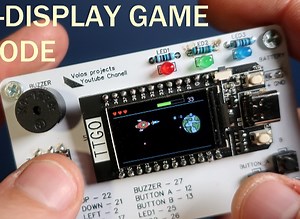 TTGo T-display Game console - Share Project - PCBWay