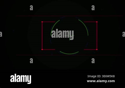 Camera viewfinder interface on black Stock Video Footage - Alamy