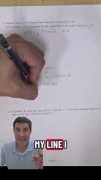 Calc 1 Final Exam, Question 7, linear approximation. #examprep #math #maths