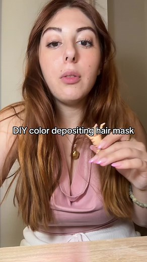 DIY Color Depositing Hair Mask for Vibrant Ginger Tones