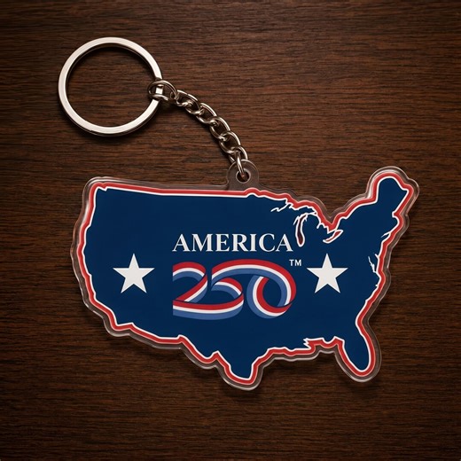 United States 250th Anniversary Keychain 1776-2026, USA Map Keyring, American Semiquincentennial Celebration Gift, Patriotic Keepsake - Etsy