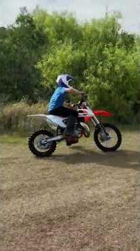 First time on a Ktm 85 two stroke