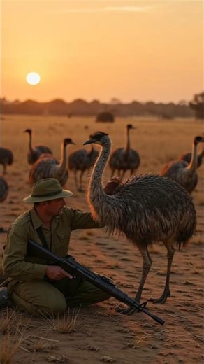 Emu War Explained in 30 Seconds | Australia vs Emus #historyshorts #birds #australia