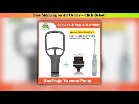 SeaFrogs Vacuum Pump VPS-100 Pre-Dive Vacuum Leak Check System for Underwater Camera Housings Case