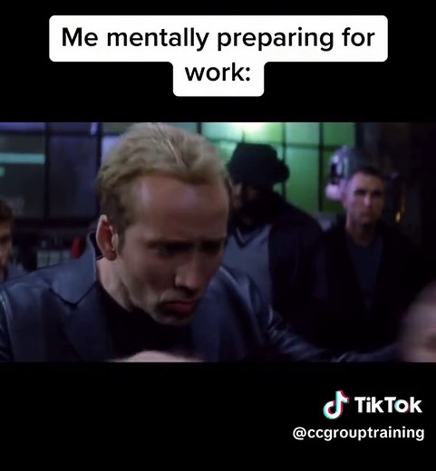 Nicholas Cage Relatable Work Memes: Mentally Preparing for Another Week