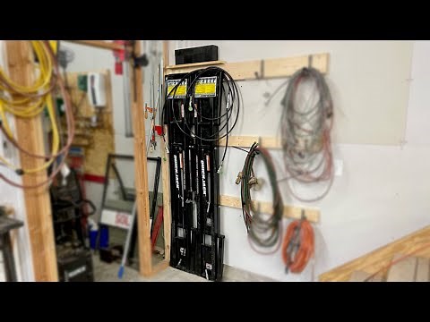 DIY quick jack wall hangers