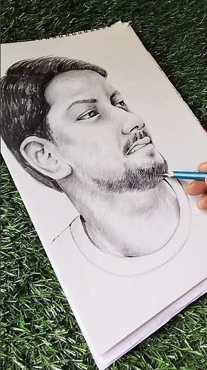 Realistic Pencil Portrait Drawing |