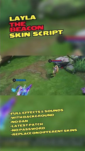 Script Skin Layla The Beacon | Full Effects & Sounds | No Password | MLBB Skin Script
