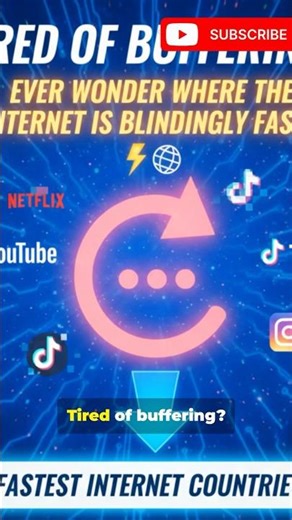 ⚡ The Top 5 Fastest Internet Countries! 🌐