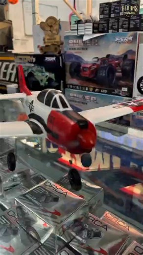 5.9K views · 30 reactions | The VOLANTEXRC T-28 Trojan is flying smooth and turning heads! ️ With XPilot stabiliser, enjoy rock-solid control and sleek aerobatics. ✈️ #VOLANTEXRC #T28Trojan #Warbird #RCPlane #SmoothFlying #RCFun | Hearns Hobbies | Facebook