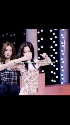 The audacity to call Blackpink a small artist..#blackpink#jennie#lisa#rose#jisoo#edit