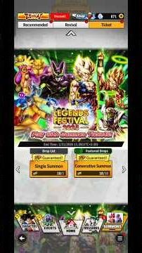 LEGEND FESTIVAL 2025 SUMMON DRAGON BALL LEGENDS