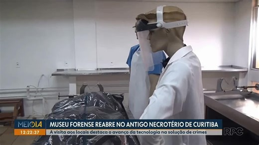 Museu Forense reabre no antigo necrotério, em Curitiba