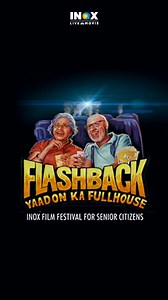 Throwback to a beautiful memory of "Film Festival for Senior Citizens 2018" at #INOX 👵🏻👴🏻. We witnessed many emotions of our beloved elderly patrons, from the joy of watching their favourite movies, to clicking selfies and posing with the props. It was surely a "Yaadon Ka Fullhouse" ❤️ #INOX #tbt #throwbackthursday #filmfestivalforseniorcitizen | PVR INOX Ltd