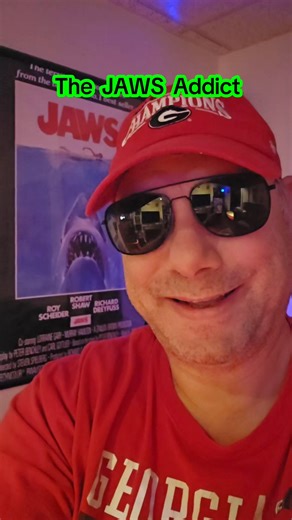 Hey! I love JAWS. I’ve watched it 50 times, and now it’s time for 51! But when the TV won’t turn on, you improvise... because a true JAWS addict doesn’t quit that easy. 🦈📺😂 #JAWS #HeySeries #MovieAddict #FunnyReel #GenXHumor | Jim Wagner