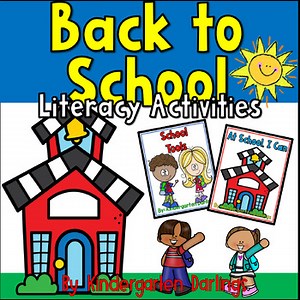 Beginning of the School Year Literacy Activities & Readers for Kindergarten