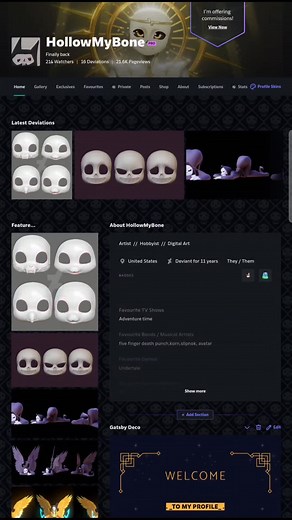 deviantart always has a place in my heart even with all the new changes it has done that I'm not used to or liked #deviantart #deviantartcringe #butiloveitanyway #artdump #fyp