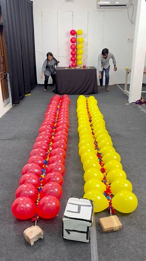 1M views · 3.6K reactions | Hits Pop Balloons Yellow vs Red Challenge & Bottle Flip | Mr Jimmy | Facebook