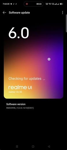 realme 12x 7.0 software update 2026