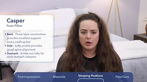 Casper Foam Pillow Review (2026) - Is It Good For Neck Pain?