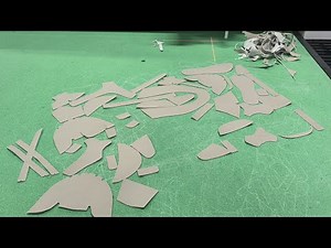 Automatic Cutting Nature Leather with CNC Knife Cutting Machine