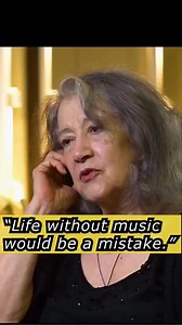 Legendary Martha Argerich shares the timeless truth that life without music would be a mistake. #marthaargerich | Irina Gorin Piano Teaching