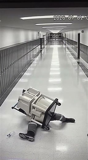 Janitor Drifts Cleaning Cart Like Fast & Furious
