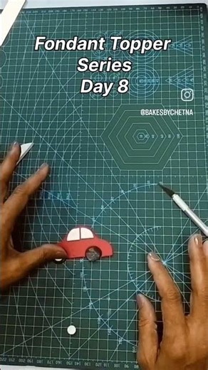 How To Make Fondant Car🚗|Fondant Car Topper without cutter|