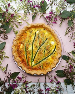 Spring Vegetable Quiche | Tasty